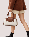 Structured Handle Shoulder Bag